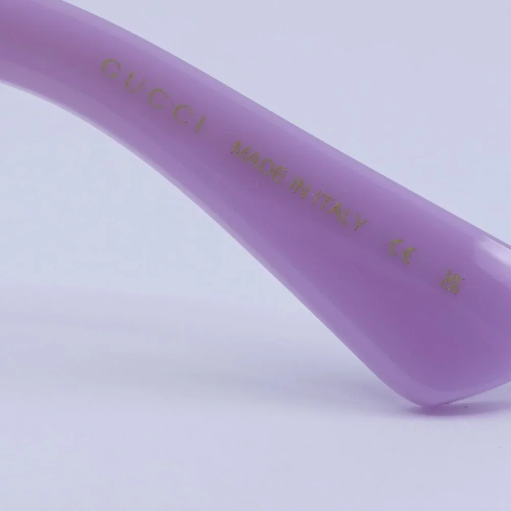 Gucci GG1581O 004 Eyeglasses Violet 55mm Cat Eye Frame